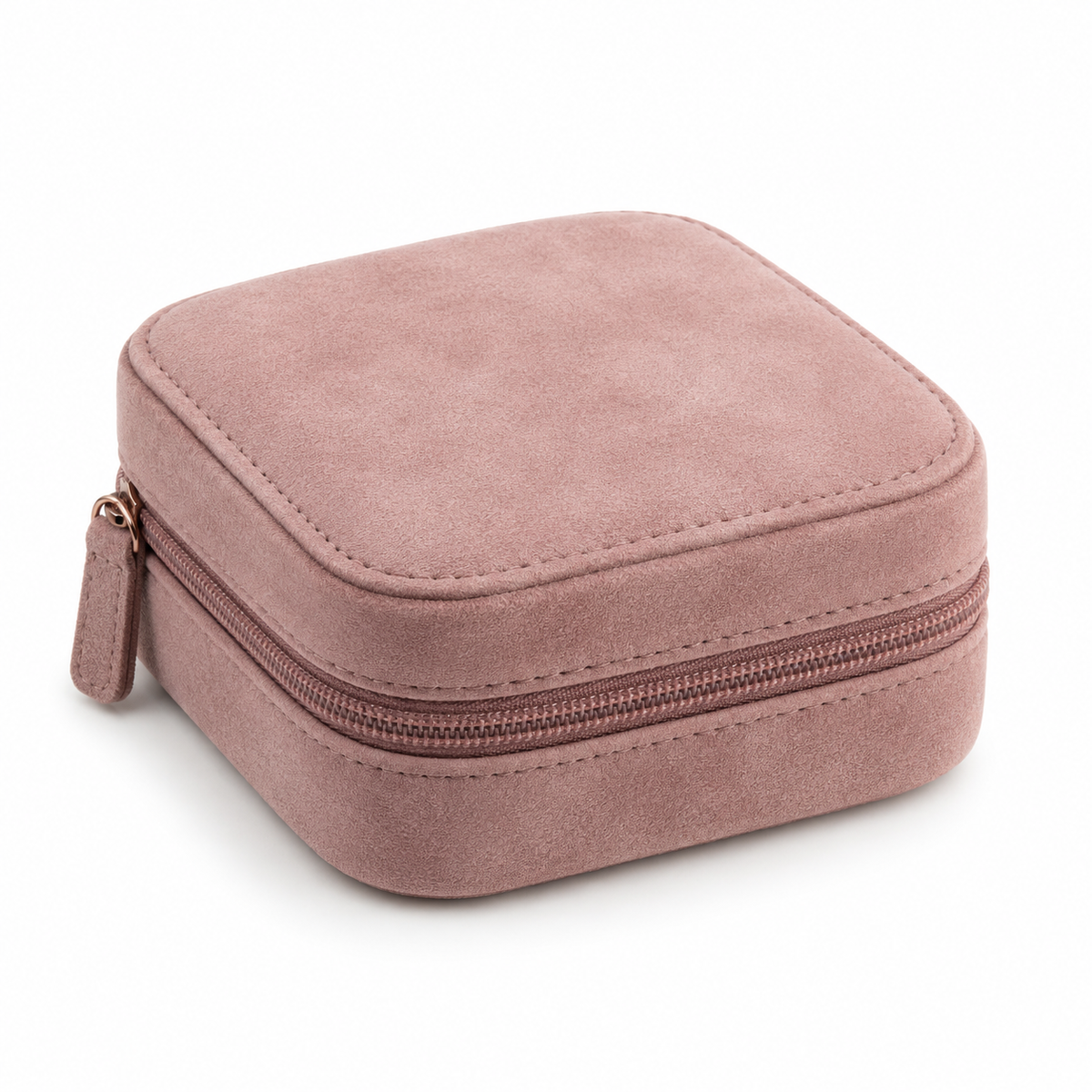 Dusty Rose Travel Jewelry Case