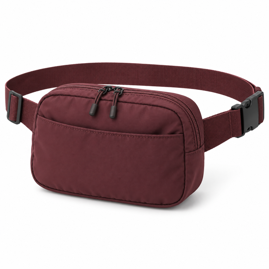 Burgundy Everyday Belt Bag