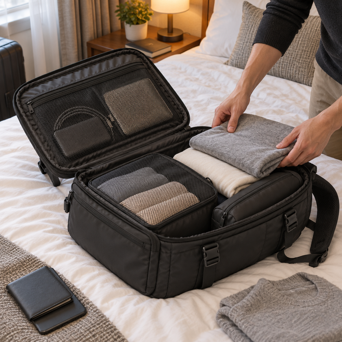 40L Charcoal Travel Backpack
